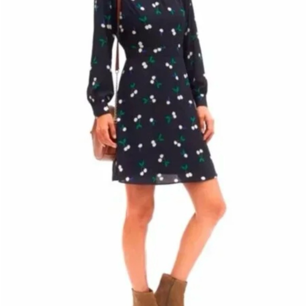 Floral Black Dress